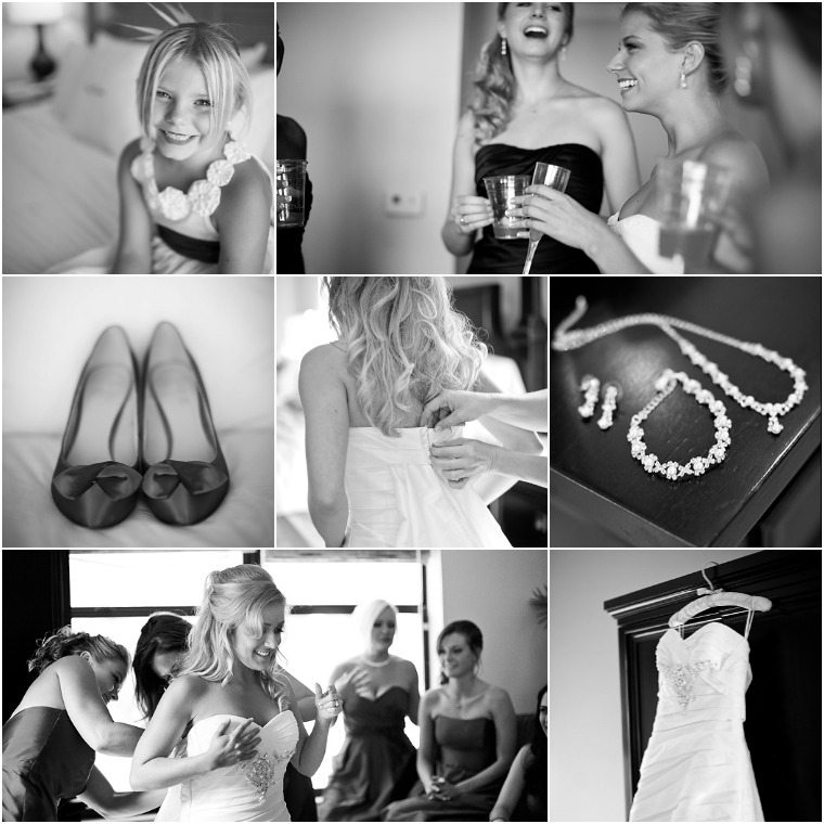 Getting ready Photography with Sun and Sea Beach Weddings - St. Augustine Florida