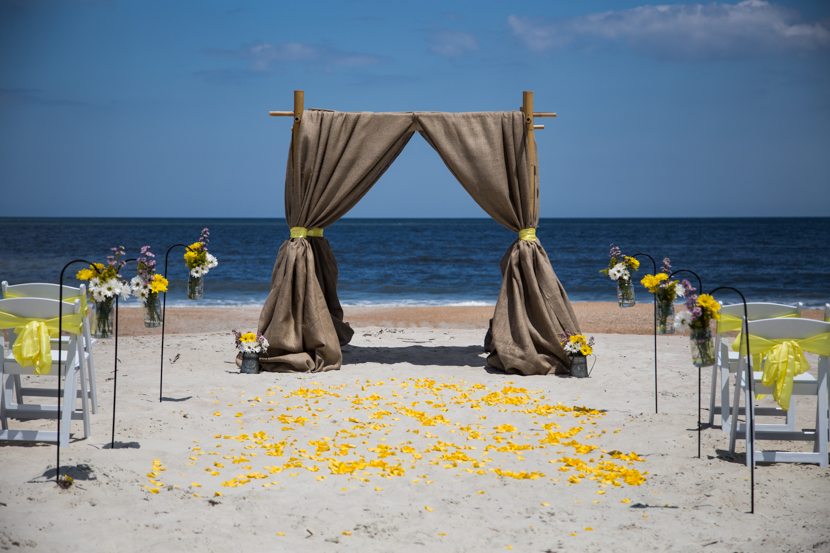 Rustic Country Chic Wedding Arbor for your Florida Beach Wedding