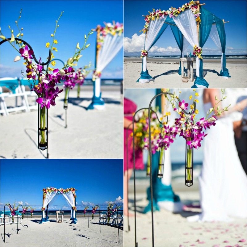 Orchid Beach Wedding Arbor on St. Augustine Beach