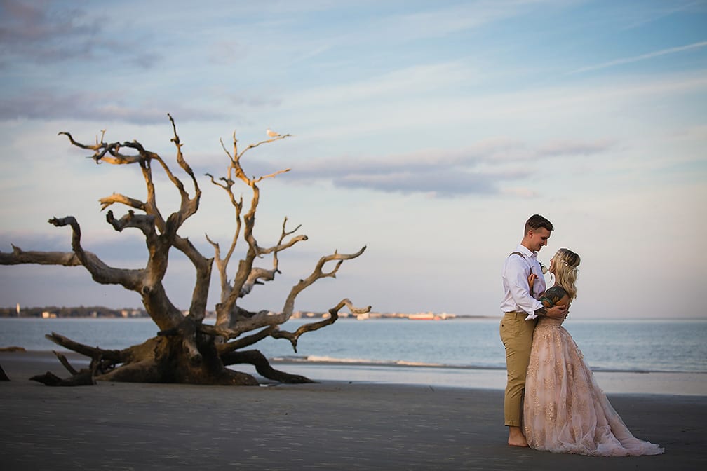 Jekyll Island Driftwood Beach Wedding