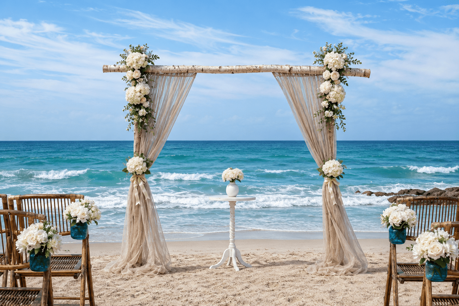 Rustic Beach Wedding Package in Florida | Sun and Sea