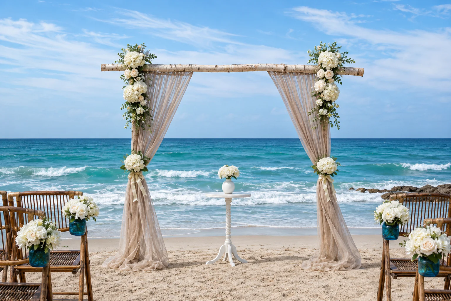 Rustic Beach Wedding Package in Florida | Sun and Sea