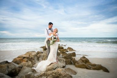 Florida Beach Wedding On Rocks