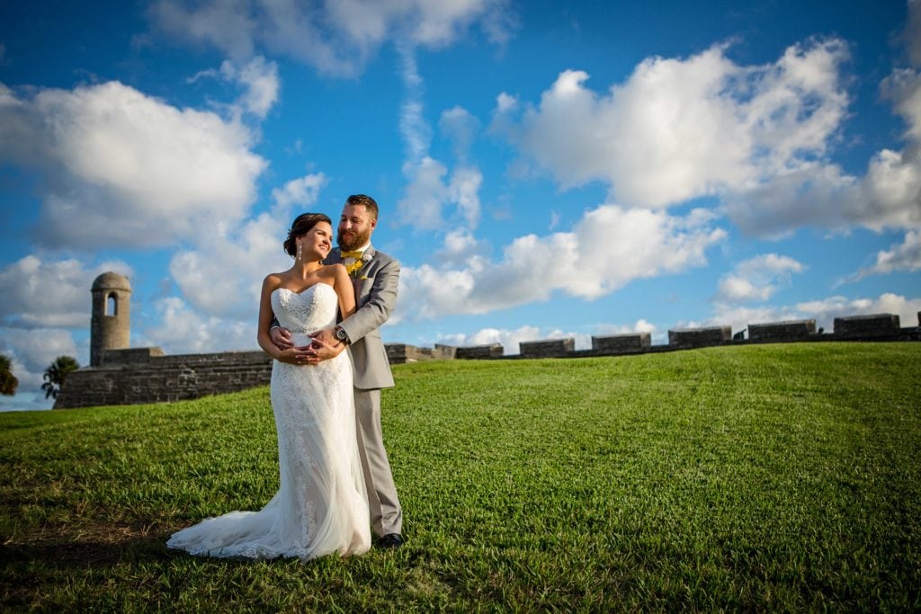 St. Augustine Fort Wedding and Reception