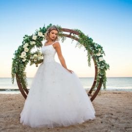Florida Beach Wedding Circular Arch