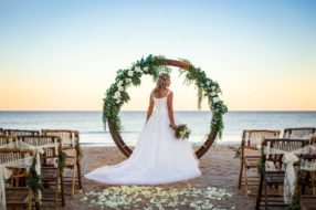 Florida Beach Wedding Circular Arch