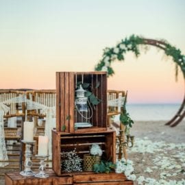 Florida Beach Wedding Circular Arch