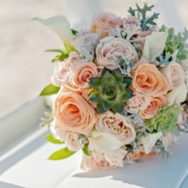 beach wedding bouquet