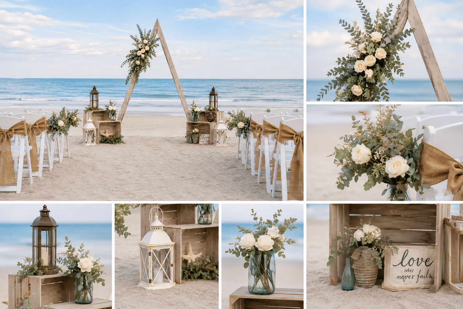 An Affair to Remember Luxury Beach Wedding Ceremony