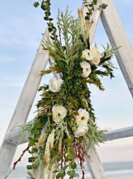 Fresh Arbor Flowers from Sun & Sea Beach Weddings