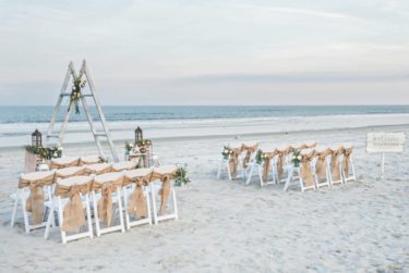 Triangle Arch Beach Wedding Package by Sun & Sea