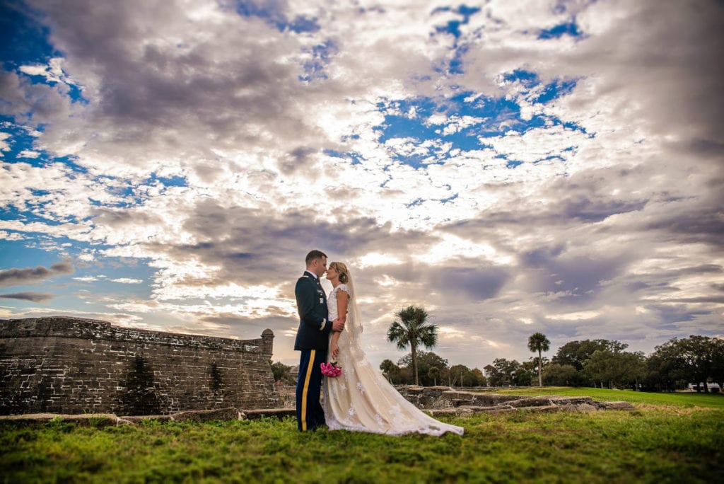 St. Augustine Fort Wedding - Castillo De San Marcos