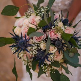 detail shot of bouquet