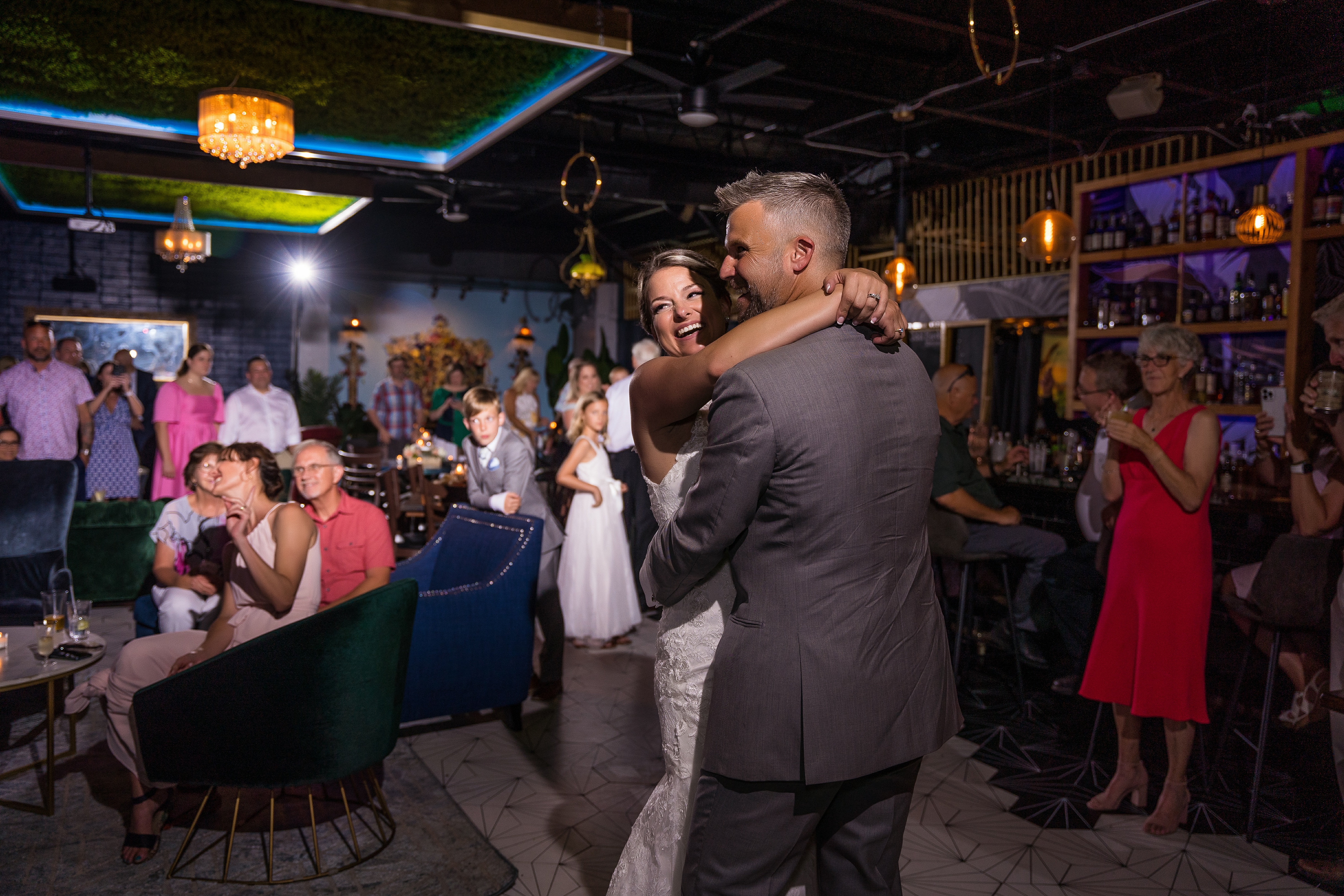 St. Augustine Reception Packages, guests partying after beach wedding, florida beach wedding